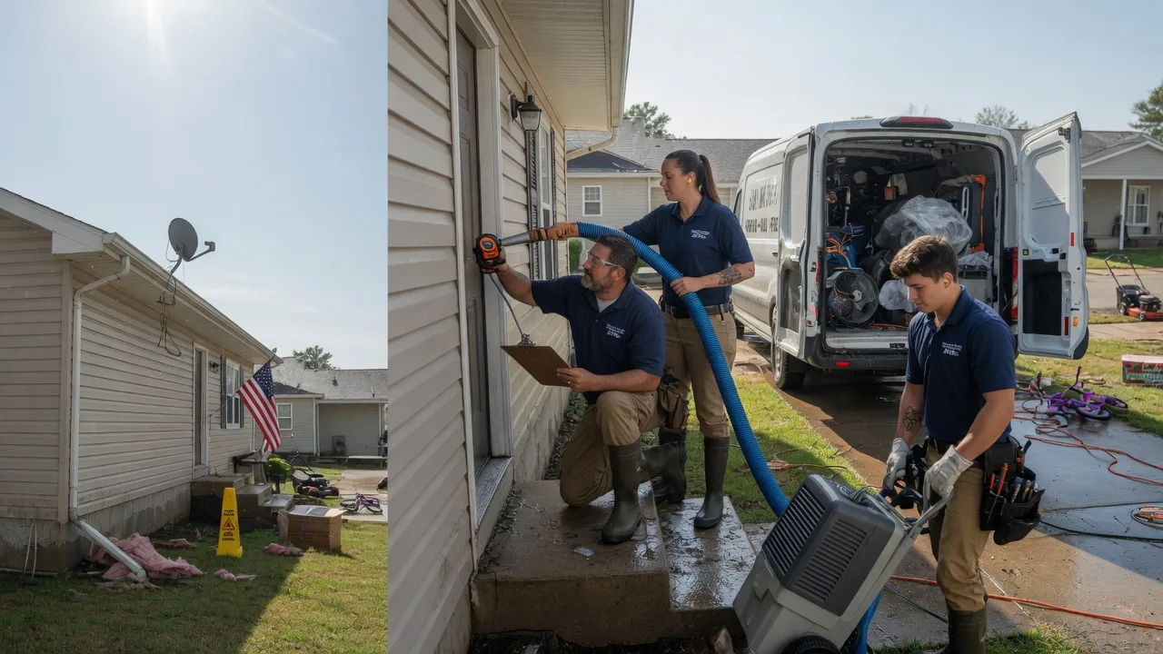 Ceiling Water Damage Restoration in Yeoman, IN near me